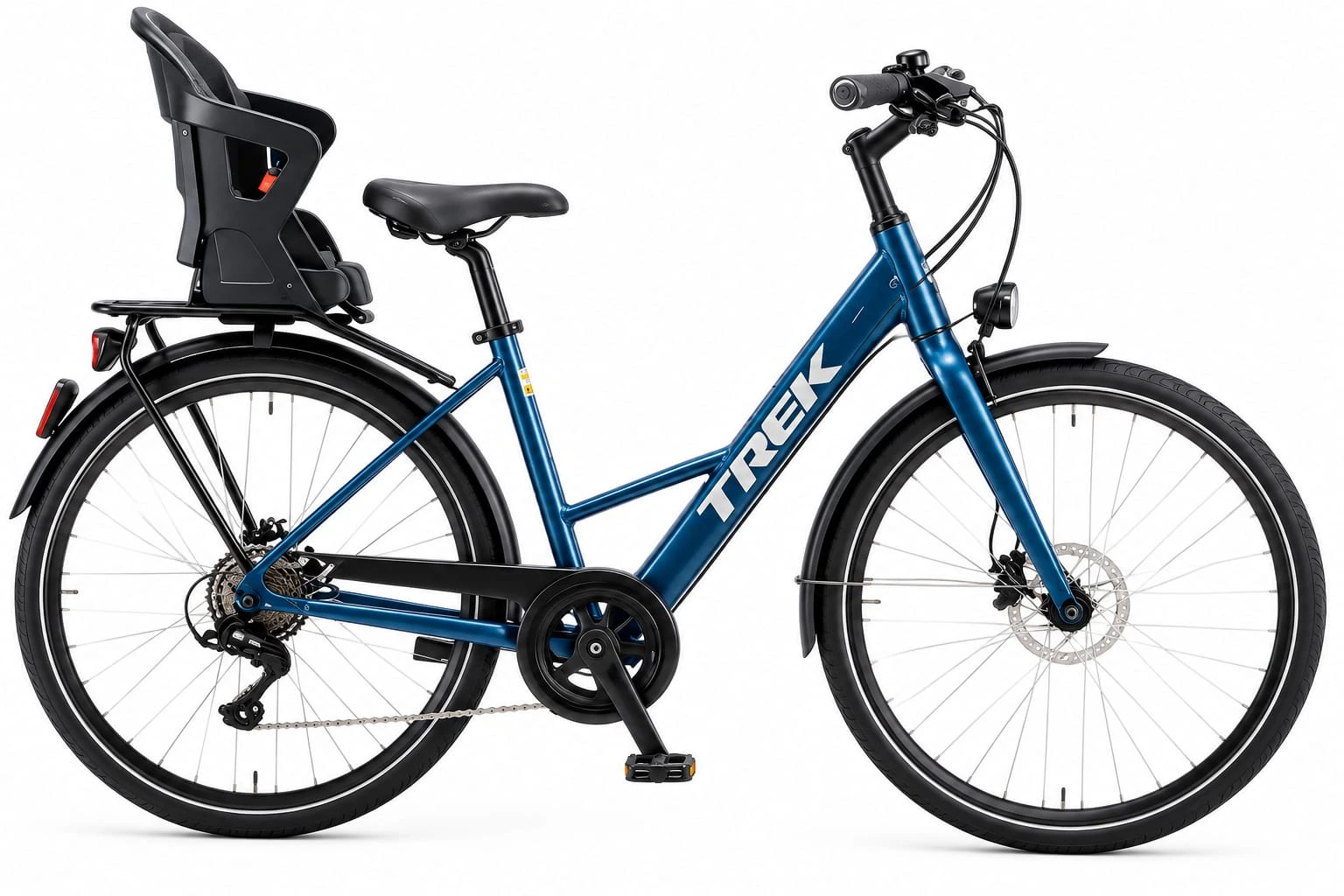 Trek Verve+ LT mit Kindersitz