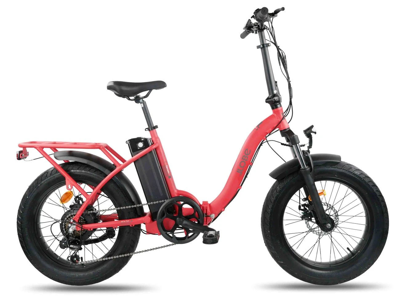 LLobe 20" Falt Fat E-Bike Terrain rot
